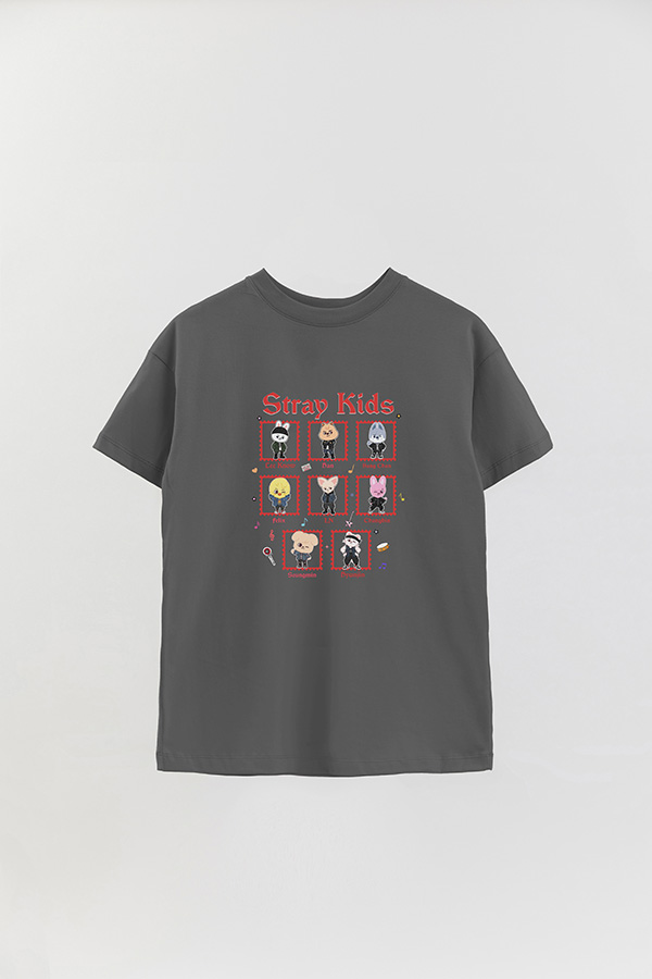 REMERA OVER ESTAMPADA STRAY KIDS 9