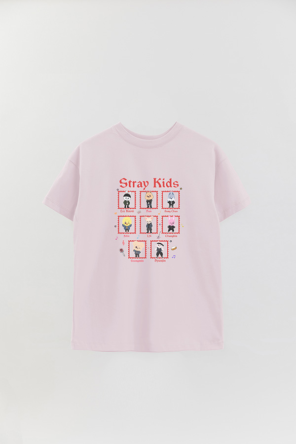 REMERA OVER ESTAMPADA STRAY KIDS 9