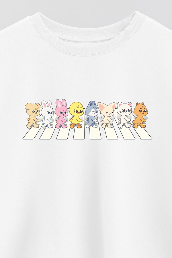 REMERA CROP ESTAMPADA STRAY KIDS 8