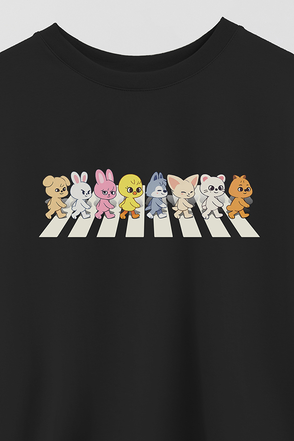 REMERA CROP ESTAMPADA STRAY KIDS 8