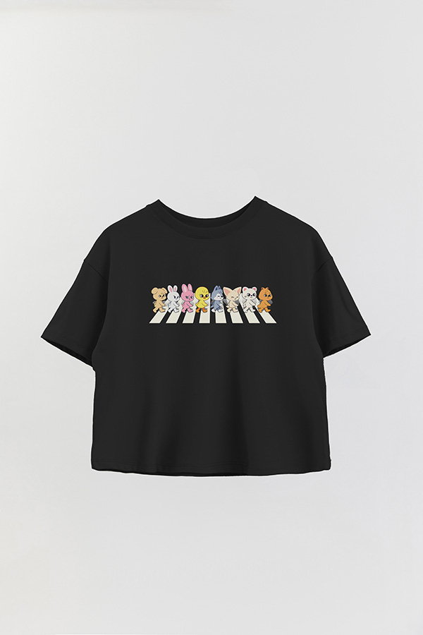REMERA CROP ESTAMPADA STRAY KIDS 8