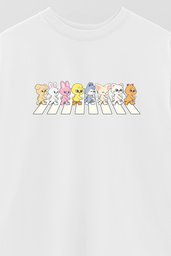 REMERA OVER ESTAMPADA STRAY KIDS 8