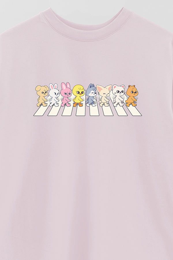REMERA OVER ESTAMPADA STRAY KIDS 8