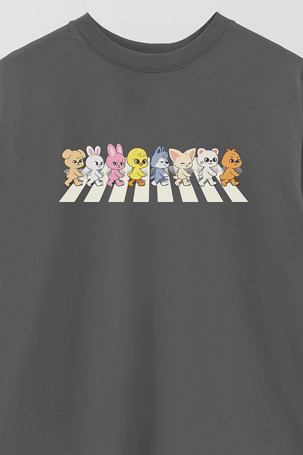 REMERA OVER ESTAMPADA STRAY KIDS 8