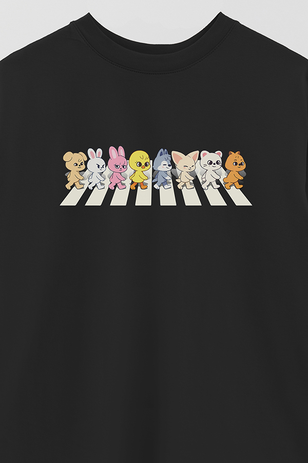 REMERA OVER ESTAMPADA STRAY KIDS 8