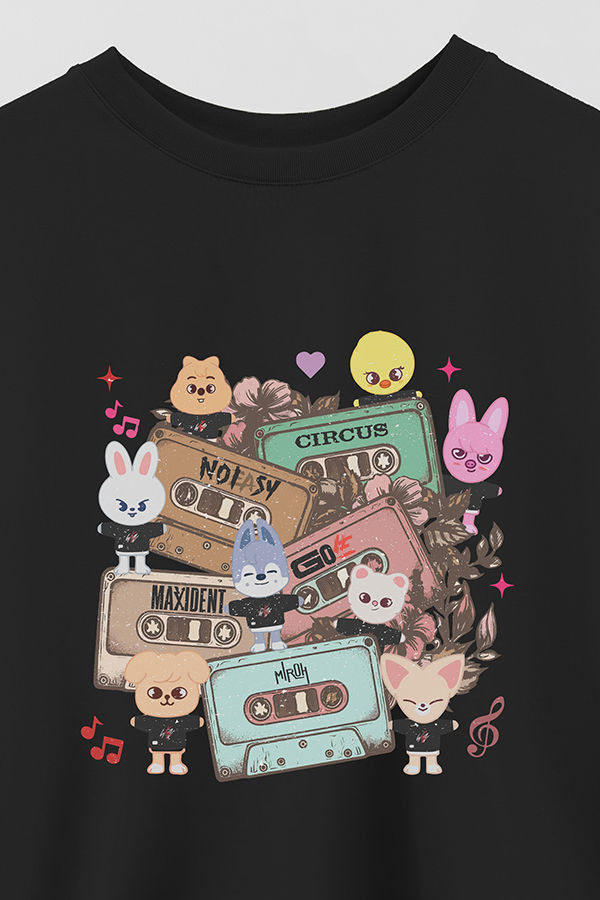 REMERA CROP ESTAMPADA STRAY KIDS 7