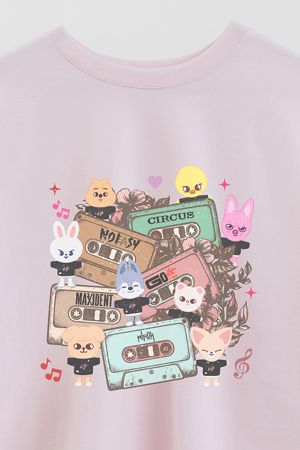 REMERA CROP ESTAMPADA STRAY KIDS 7