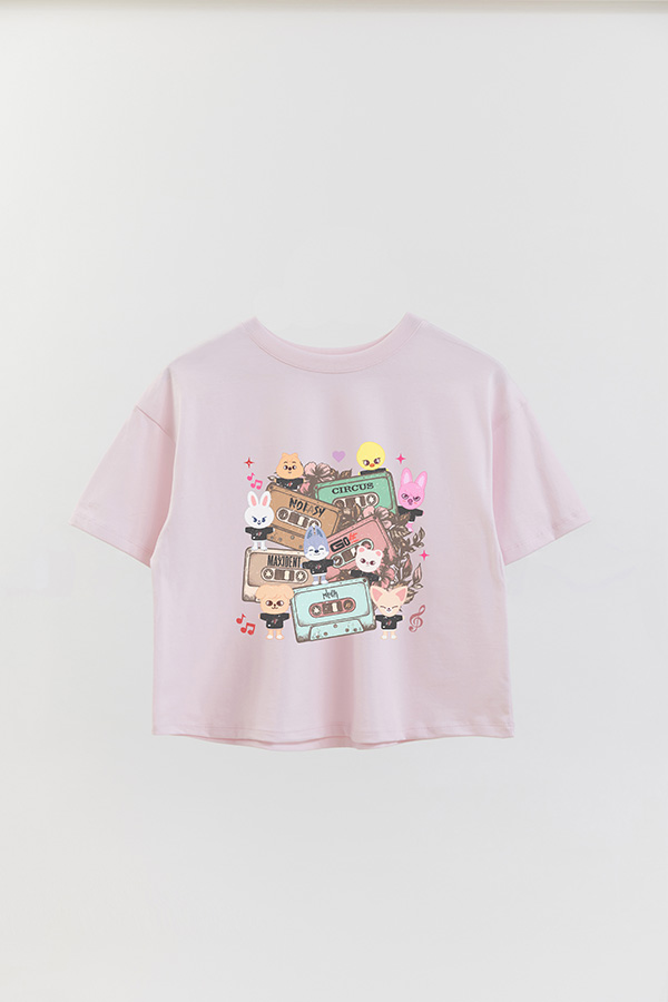 REMERA CROP ESTAMPADA STRAY KIDS 7