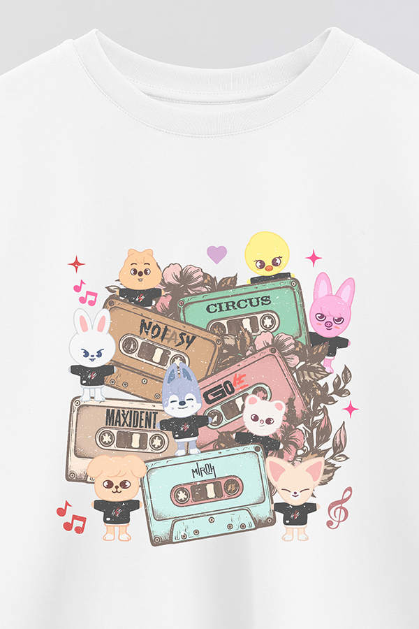 REMERA CROP ESTAMPADA STRAY KIDS 7