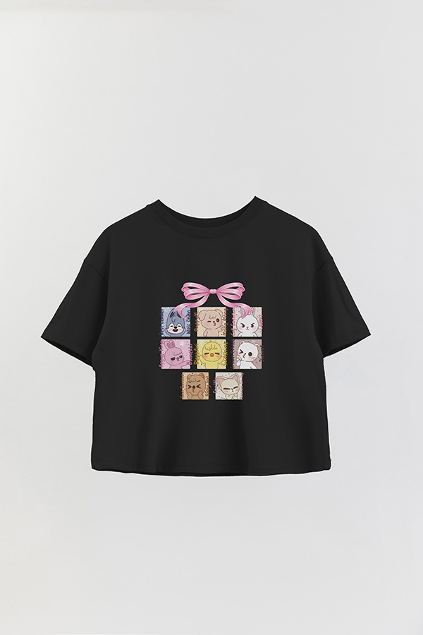 REMERA CROP ESTAMPADA STRAY KIDS 6