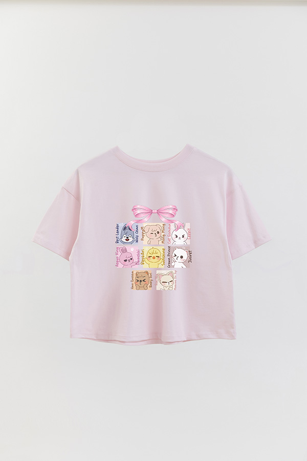 REMERA CROP ESTAMPADA STRAY KIDS 6
