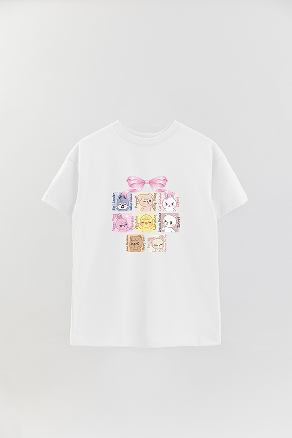 REMERA OVER ESTAMPADA STRAY KIDS 6