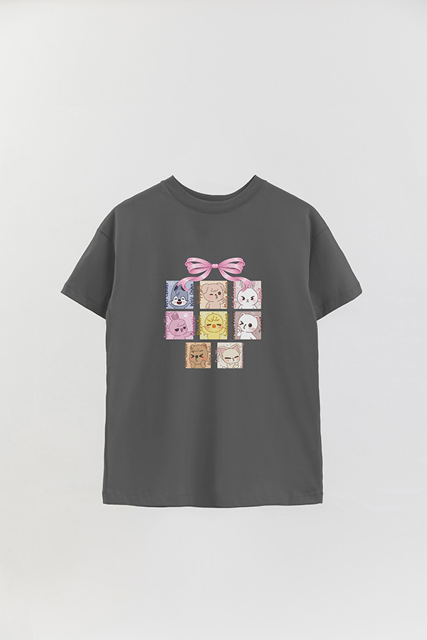 REMERA OVER ESTAMPADA STRAY KIDS 6