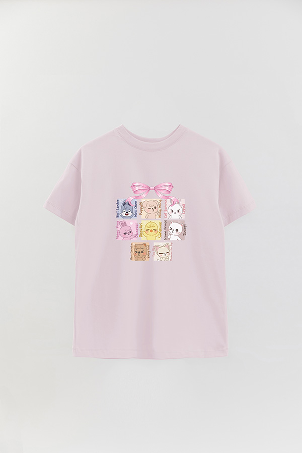 REMERA OVER ESTAMPADA STRAY KIDS 6