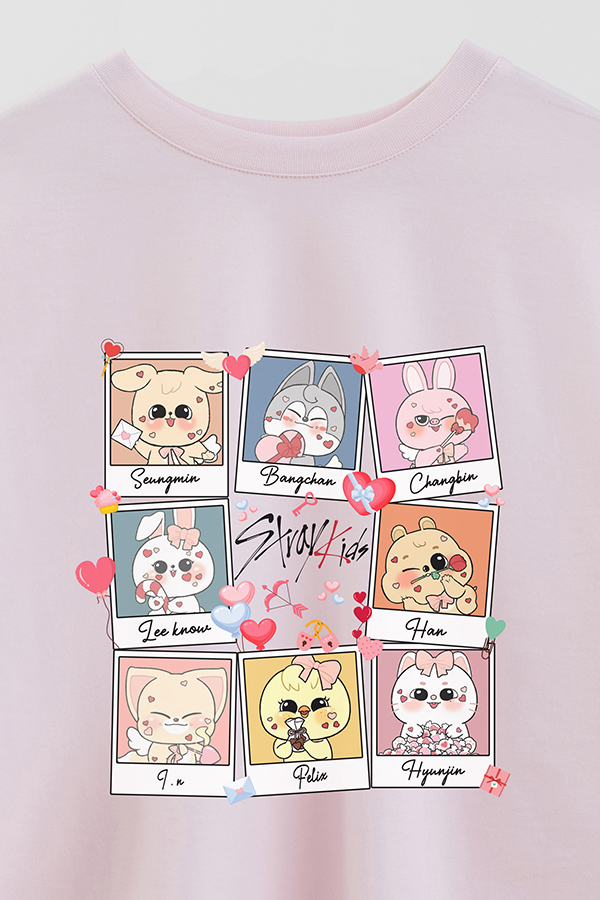 REMERA CROP ESTAMPADA STRAY KIDS 5