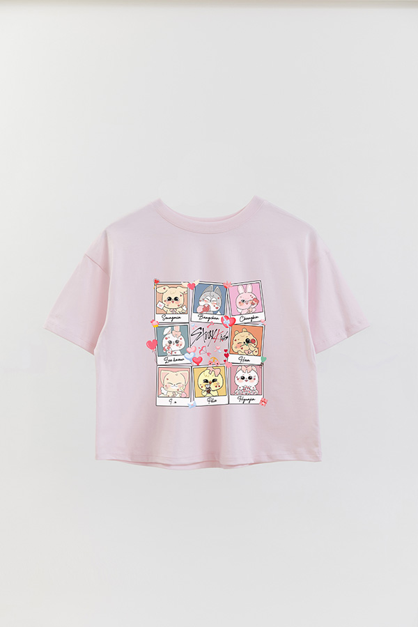 REMERA CROP ESTAMPADA STRAY KIDS 5