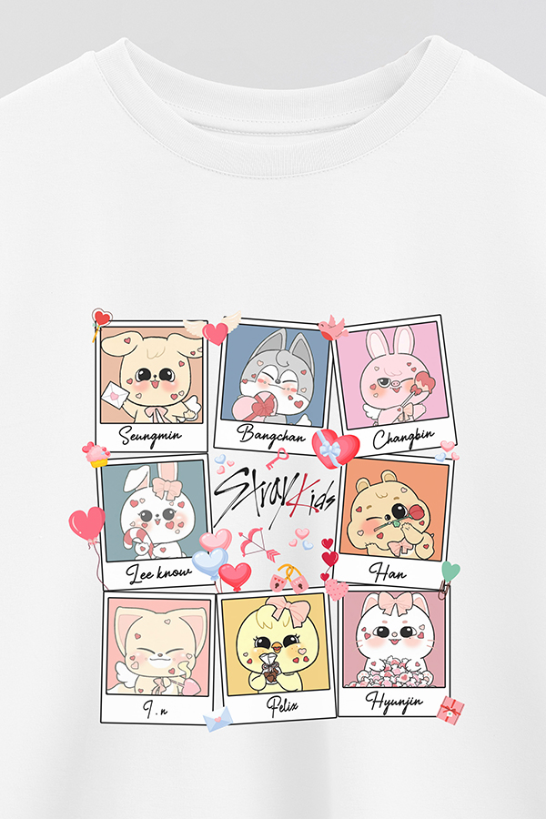 REMERA CROP ESTAMPADA STRAY KIDS 5