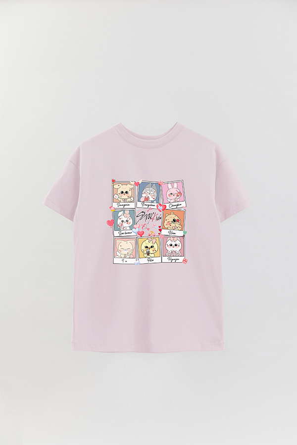 REMERA OVER ESTAMPADA STRAY KIDS 5