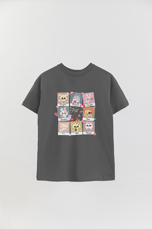 REMERA OVER ESTAMPADA STRAY KIDS 5