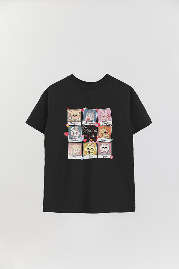 REMERA OVER ESTAMPADA STRAY KIDS 5