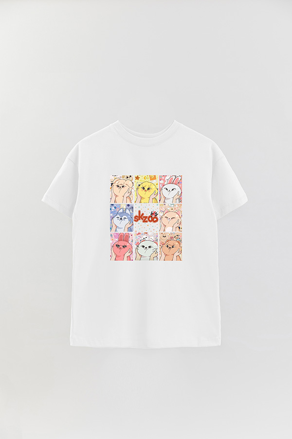 REMERA OVER ESTAMPADA STRAY KIDS 4