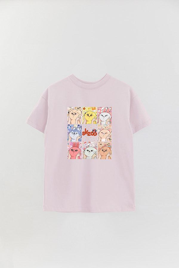REMERA OVER ESTAMPADA STRAY KIDS 4