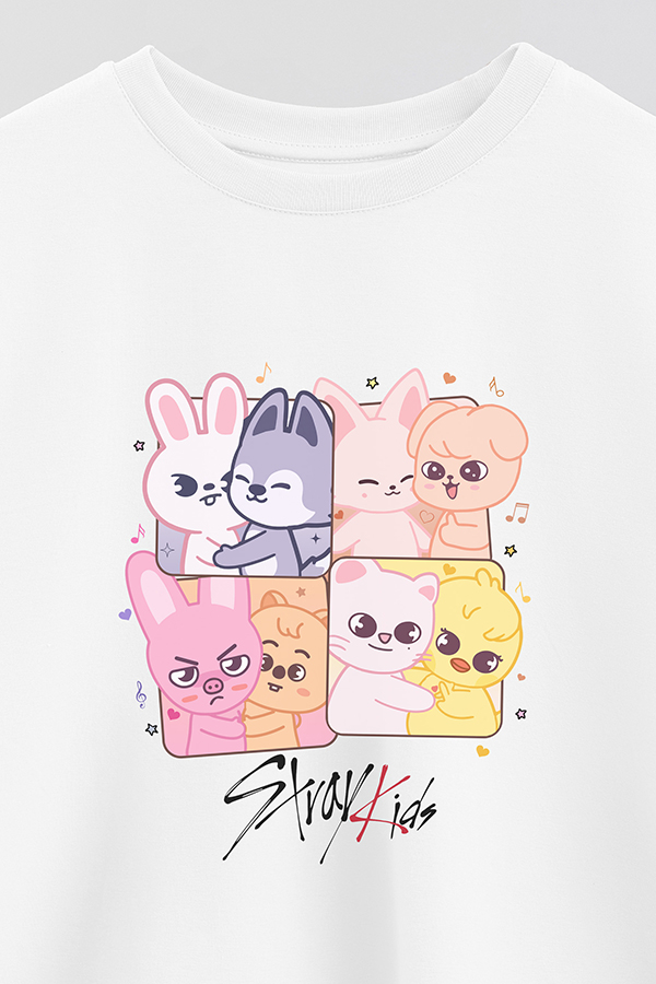 REMERA CROP ESTAMPADA STRAY KIDS 3