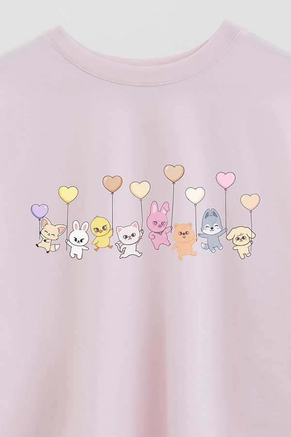 REMERA CROP ESTAMPADA STRAY KIDS 2
