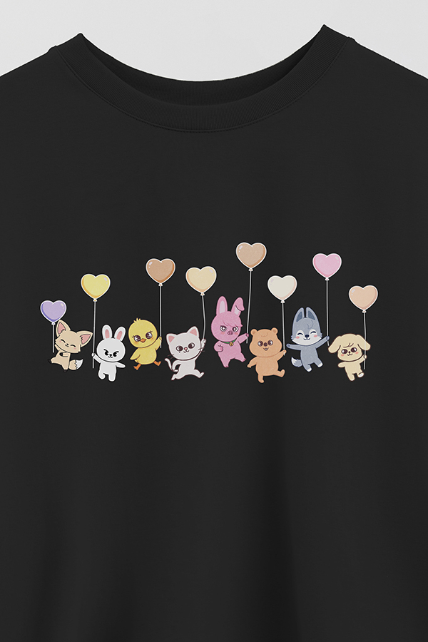REMERA CROP ESTAMPADA STRAY KIDS 2