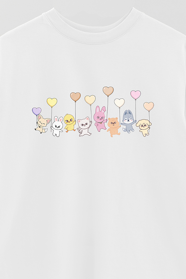 REMERA OVER ESTAMPADA STRAY KIDS 2