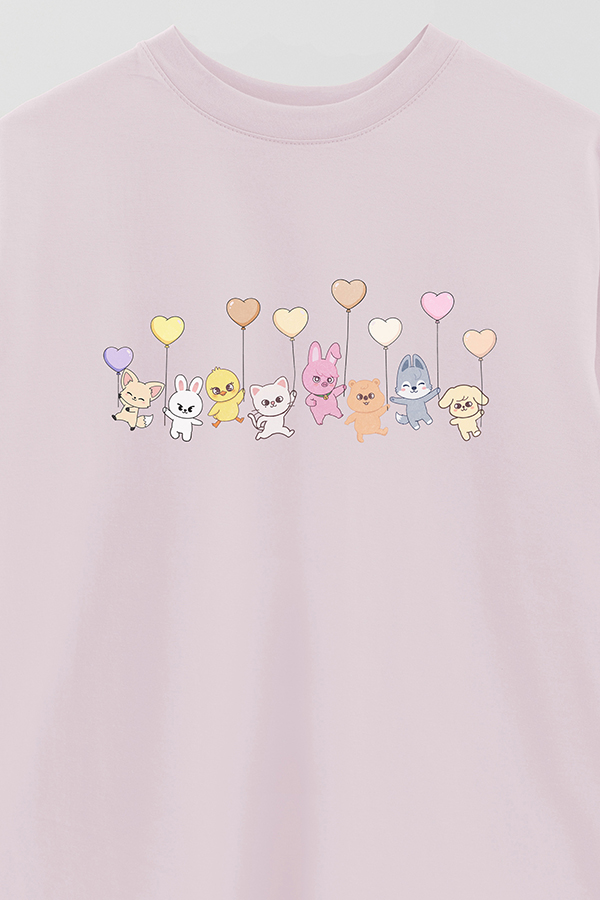 REMERA OVER ESTAMPADA STRAY KIDS 2