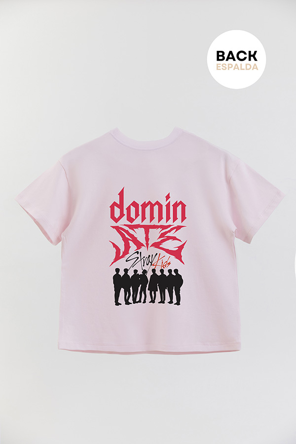 REMERA KID OVERSIZE STRAY KIDS FB DOMIN ATE