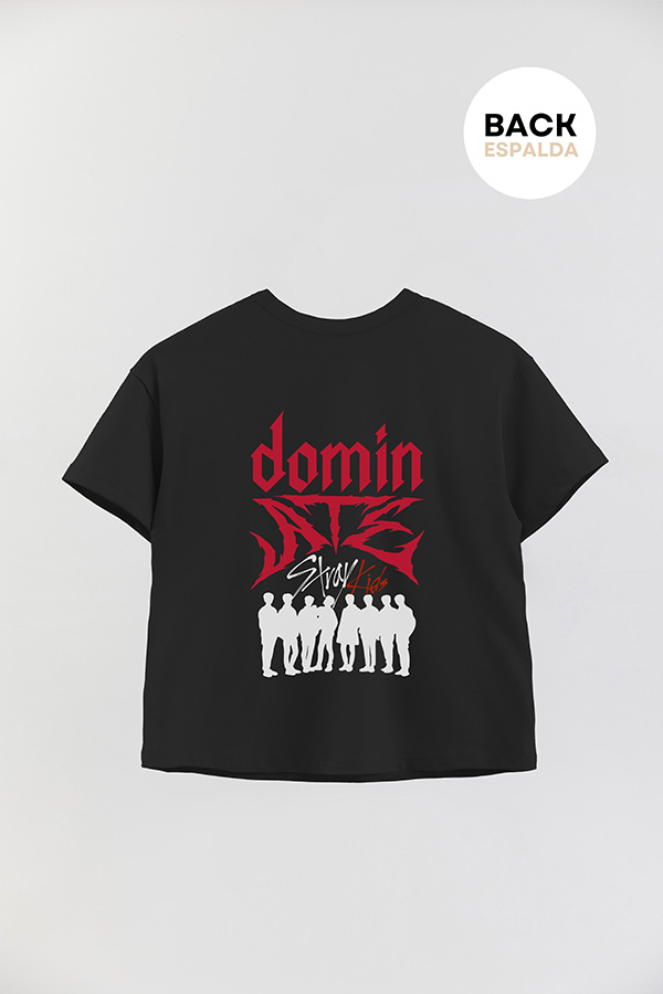 REMERA KID OVERSIZE STRAY KIDS FB DOMIN ATE