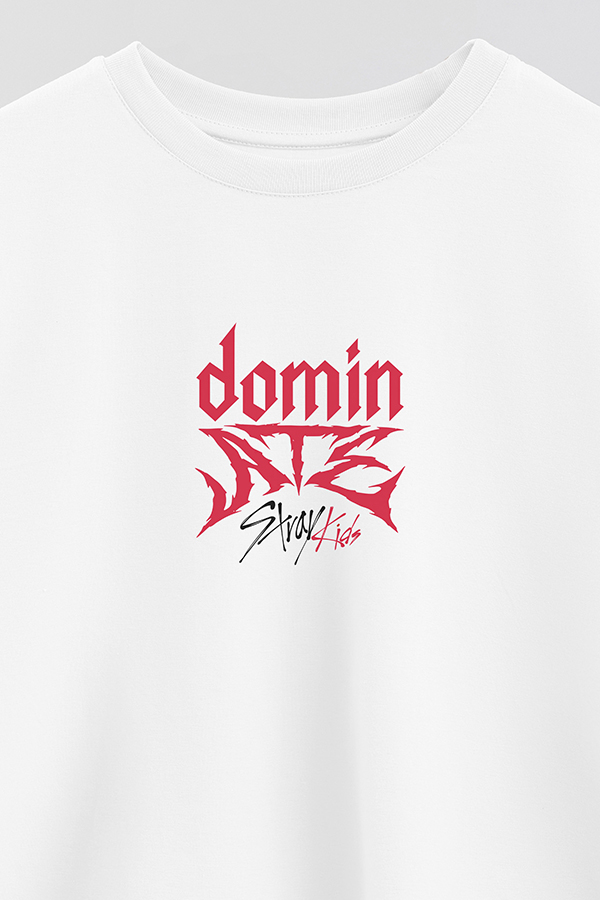 REMERA CROP ESTAMPADA STRAY KIDS FB DOMIN ATE
