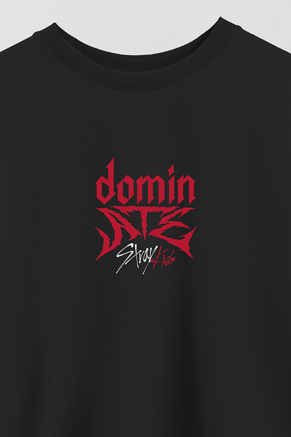REMERA CROP ESTAMPADA STRAY KIDS FB DOMIN ATE
