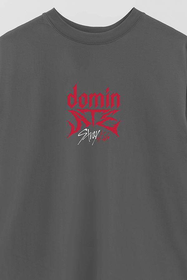 REMERA OVER ESTAMPADA STRAY KIDS FB DOMIN ATE