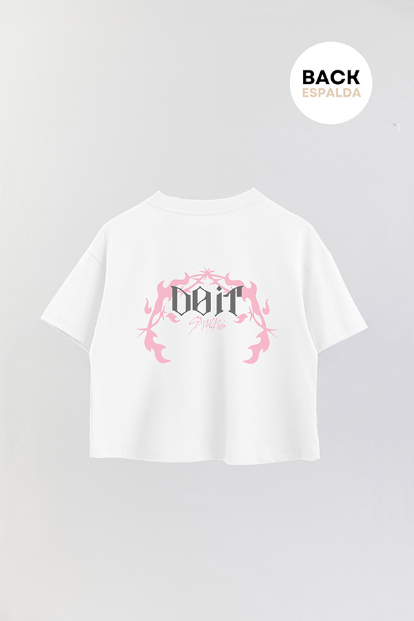 REMERA CROP ESTAMPADA STRAY KIDS FB DO IT 3
