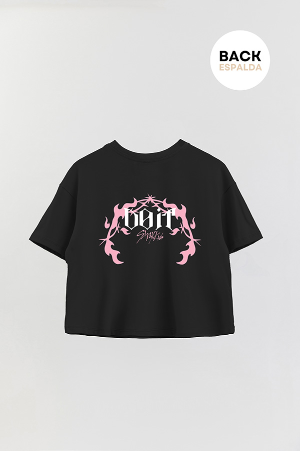 REMERA CROP ESTAMPADA STRAY KIDS FB DO IT 3