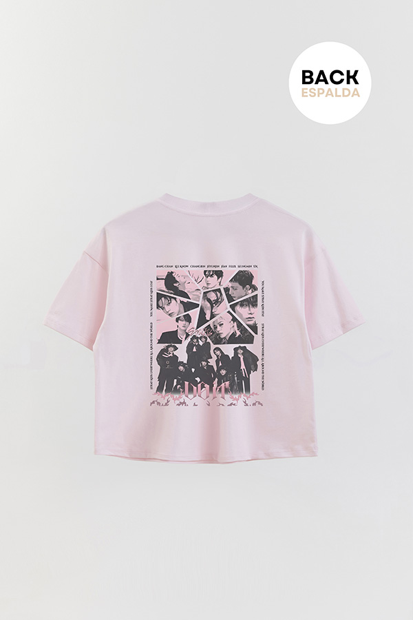 REMERA CROP ESTAMPADA STRAY KIDS FB DO IT 1