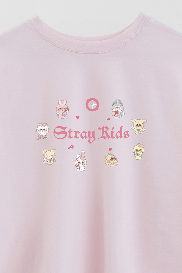 REMERA CROP ESTAMPADA STRAY KIDS FB CT