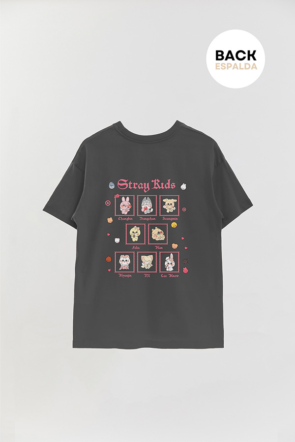 REMERA OVER ESTAMPADA STRAY KIDS FB CT