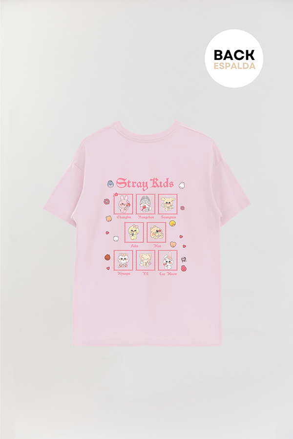 REMERA OVER ESTAMPADA STRAY KIDS FB CT