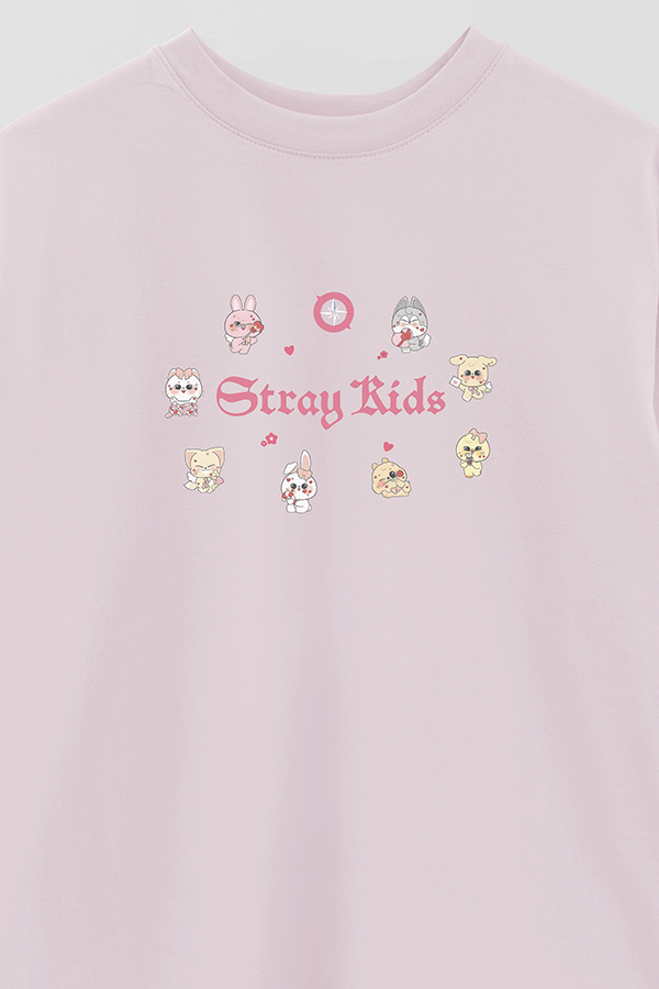 REMERA OVER ESTAMPADA STRAY KIDS FB CT