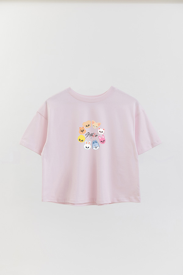 REMERA CROP ESTAMPADA STRAY KIDS FB CT2