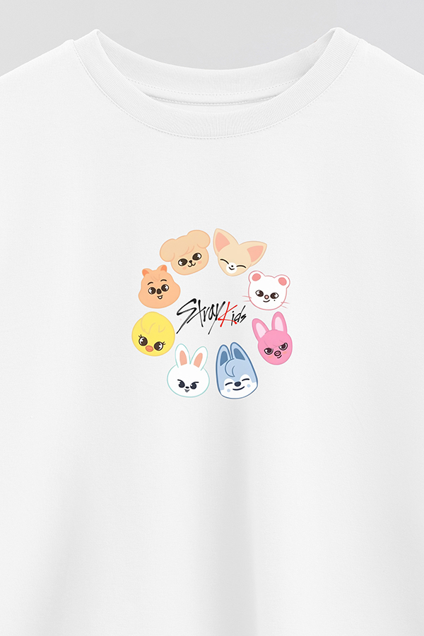 REMERA CROP ESTAMPADA STRAY KIDS FB CT2