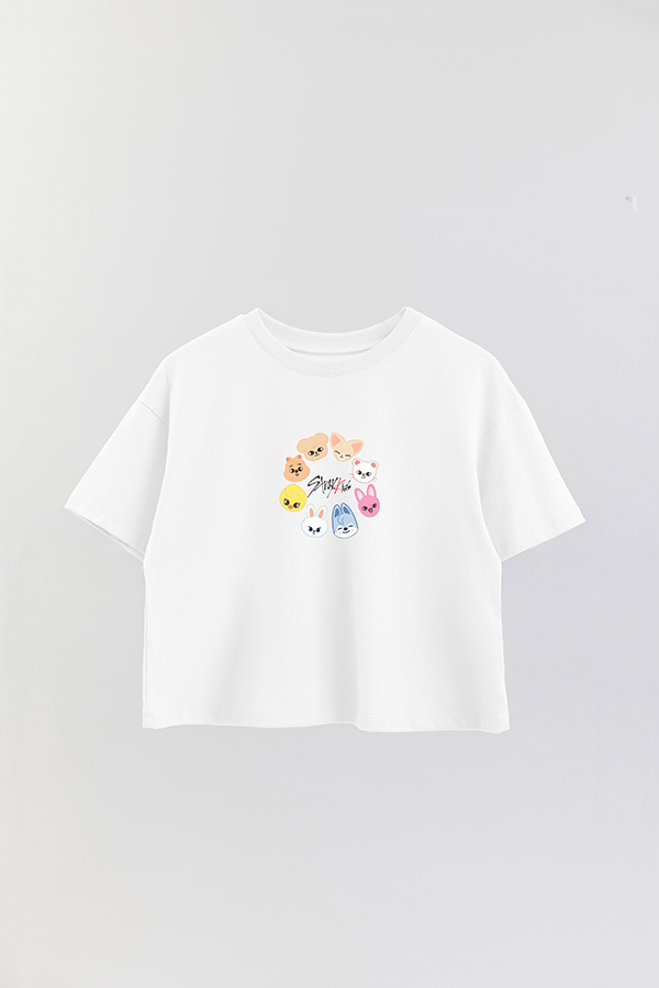 REMERA CROP ESTAMPADA STRAY KIDS FB CT2