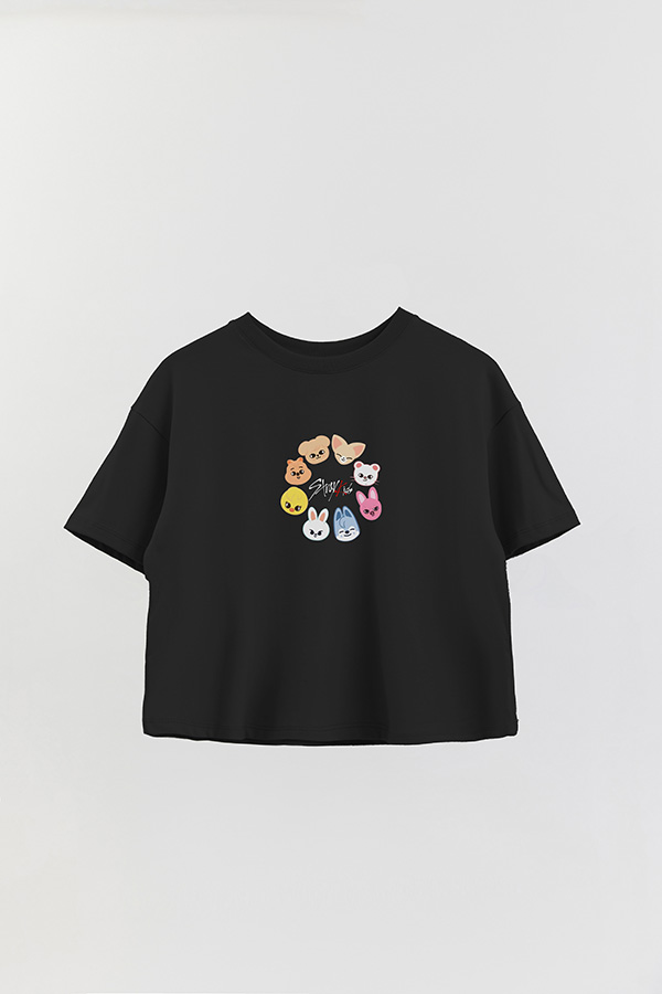 REMERA CROP ESTAMPADA STRAY KIDS FB CT2
