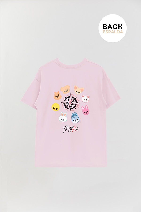 REMERA OVER ESTAMPADA STRAY KIDS FB CT2