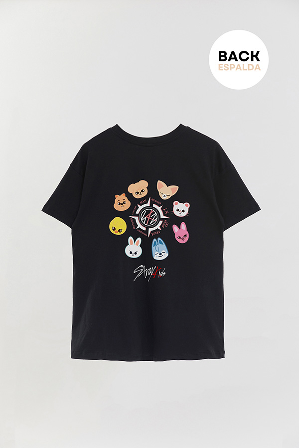 REMERA OVER ESTAMPADA STRAY KIDS FB CT2