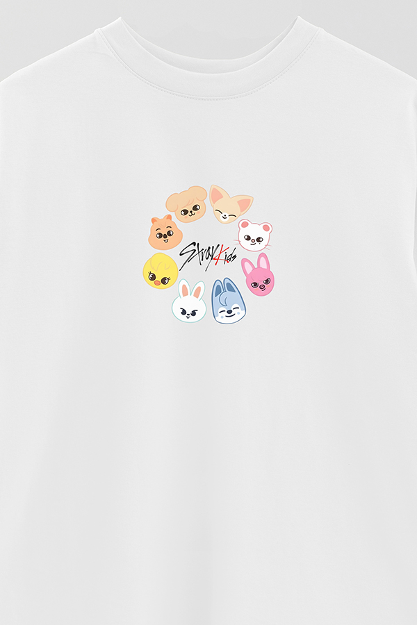 REMERA OVER ESTAMPADA STRAY KIDS FB CT2